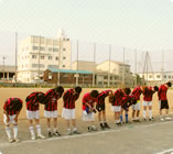 試合前の挨拶